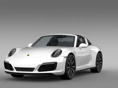 Porsche 911 Targa 4S 991 2016 3D model