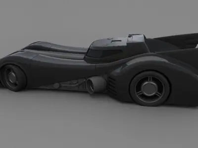 Bat mobile 3D model