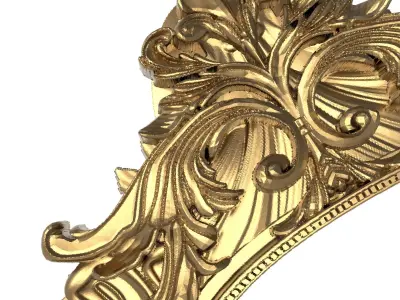 Carved Picture Frame 3D model 28
