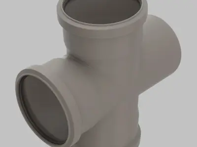 Sewer fittings Big n6 3D model