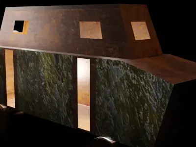 Funny toy car  Free low-poly 3D model