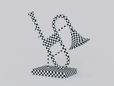 Decorative Musical Instrument 3D model