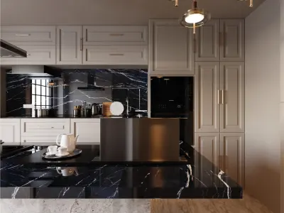 Interior - Kitchen - 260924 3D model