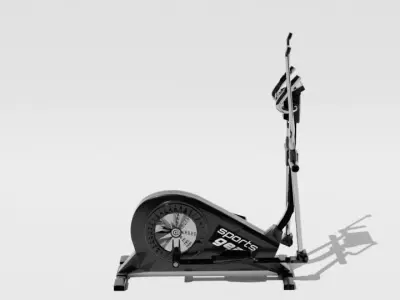 Elliptical Trainer Low-poly 3D model purchase