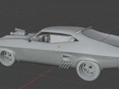 mad max Free low-poly 3D model