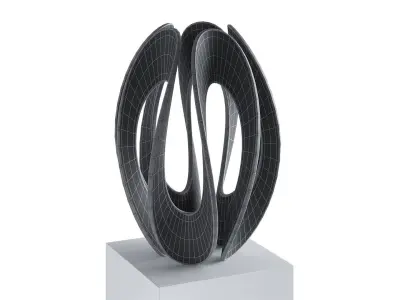 Abstract sculpture by Gianpietro Carlesso 3D model