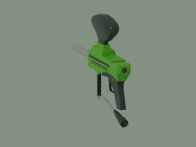 Paintball Gun 3D model