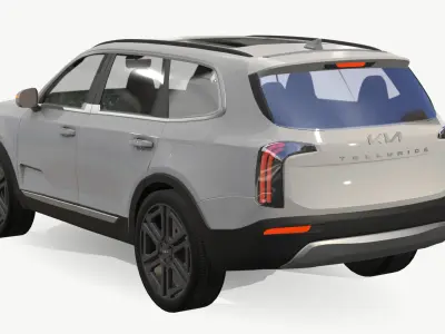 Kia Telluride 2024  Low-poly 3D model