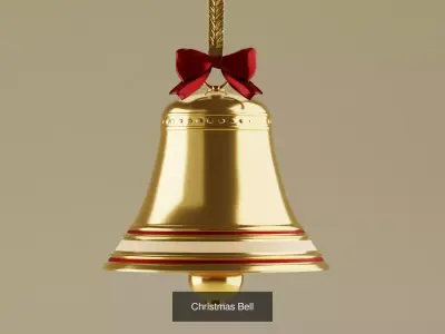 Christmas Bells 3D Model Collection