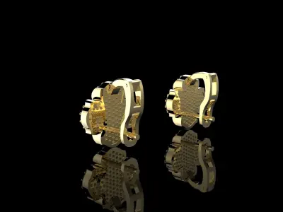 M EARRINGS NUV VAN KLIF 3D print model