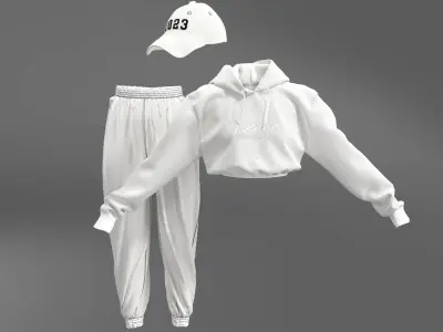 3D hoodie  3D pant  3D cap  3D model