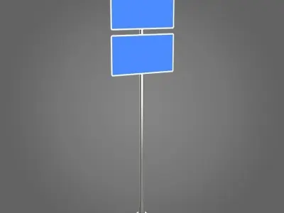 23 Street Signs 3D model
