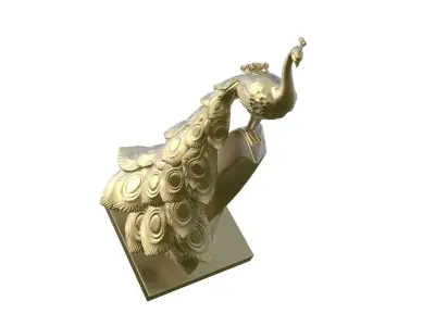 Peacock Statue  3D print model