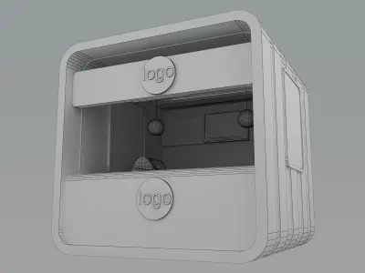 Booth Exhibition Stand a10 3D model