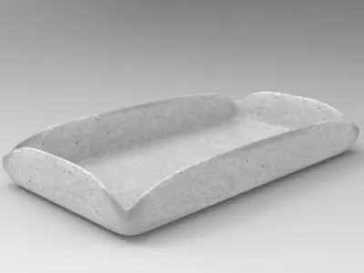 Mol Ashtray Low-poly 3D model