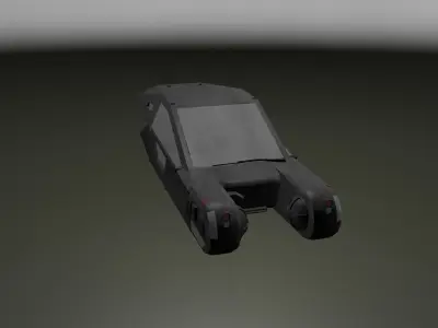 Car LAPD 2048  3D model