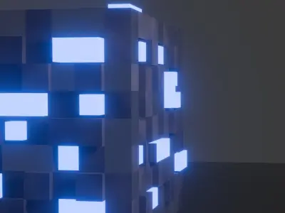 minecraft diamond ore Free low-poly 3D model
