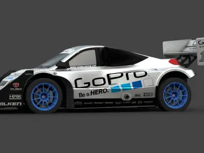 Suzuki SX4 Pikes Peak Special 3D Model High-Quality Low-poly 3D model