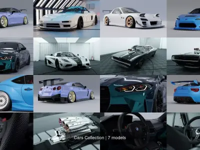Cars Collection 3D Model Pack purchase