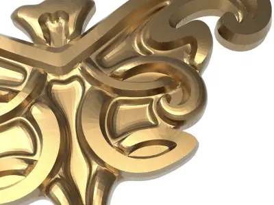  decorative pattern ready for 3D printing 3D model 383