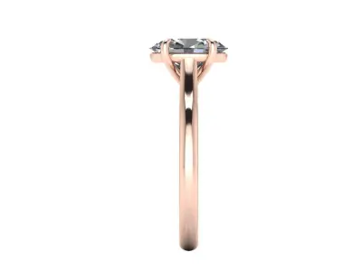 Solitaire Diamond Fashion Ring R5 3D print model get