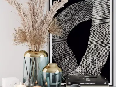 Decorative set 10 S 3D model