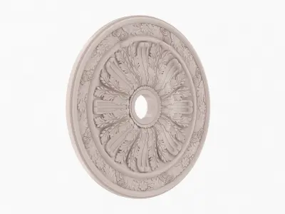 Classic Ceiling Medallion 21 3D model