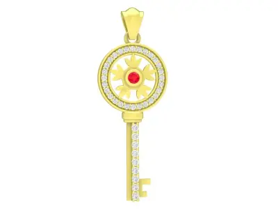 Luxury Key Pendant 3D Model 3901 3D print model