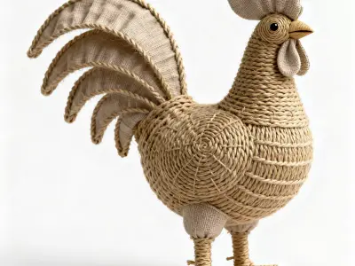 Rooster 3D print model