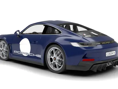 Porsche 911 S-T 2024 3D model