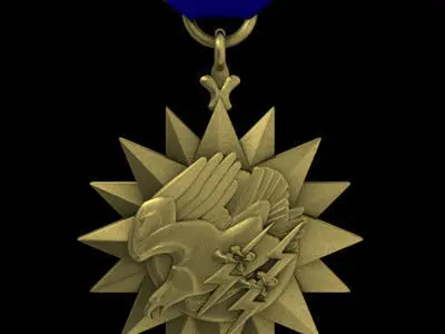 USAF Air Medal Award 3D model