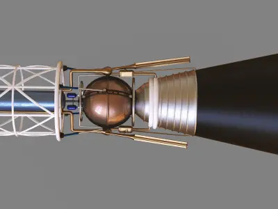 Rocket Engine 3D model