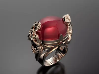 Carrera ring 3D print model