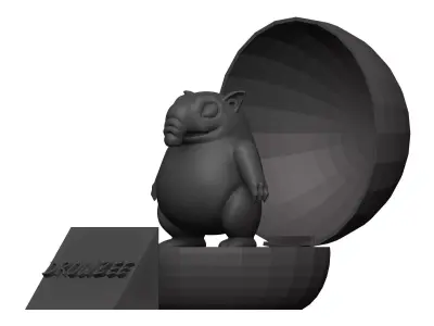 Drowzee 3D print model