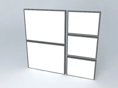 Composition 08 Free 3D model