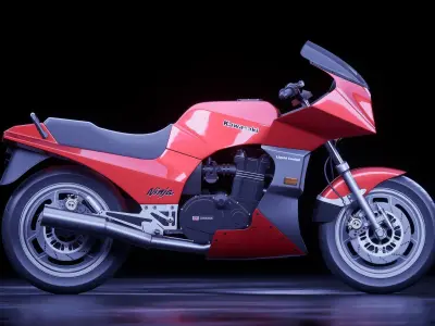 Kawasaki Ninja - GPZ 900R 3D model