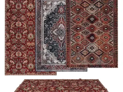 Rugs No 595 Low-poly 3D model