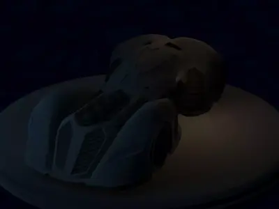 Buttmobile helmet Free low-poly 3D model