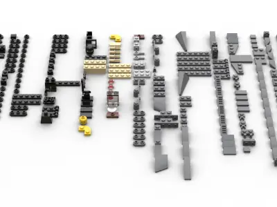 TwindBricks3D - 76915 Pagani Utopia 3D print model