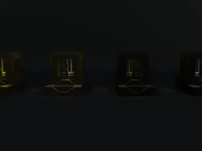 Miniature 3D Printing Structure Type-7 3D model