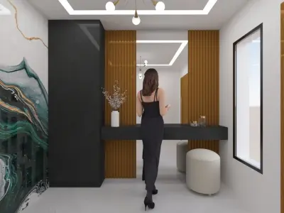 Entrance furniture 3D model