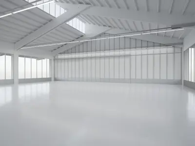 Exhibition Hall Interior 9 Low-poly 3D model