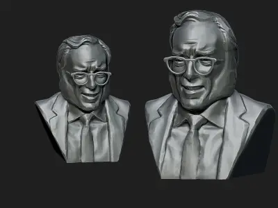 Isaac Asimov 3D print model