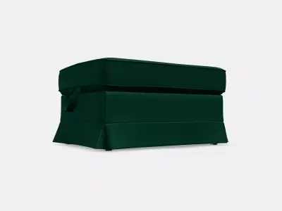 EKTORP Footstool 2 Low-poly 3D model