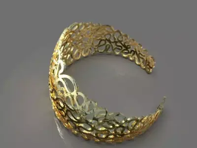 Maze bracelet 3D print model