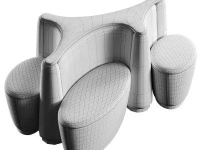 Sofa Atlek DNA 4 3D model