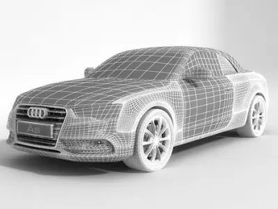 Audi Cabrio 2014 3D model