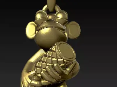 Majestic Dragon Head Pendant and antique files 3D print model