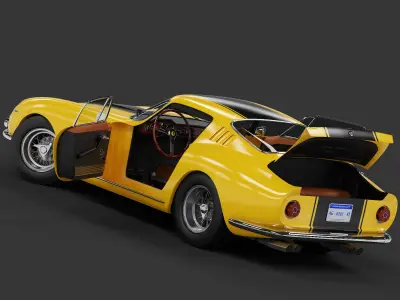 1967 Ferrari 275 GTB - LITE 3D model