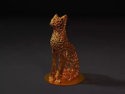 Goddess bastet 3D print model